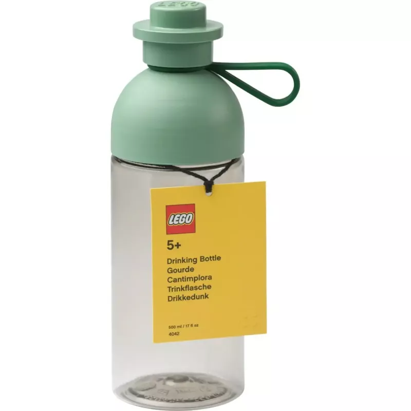 Trinkflasche room copenhagen 0,5 L — hellgrün/transparent, wiederverwendbare Kunststoffflasche