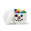 Storage Head Snowman mini von Room Copenhagen – LEGO-kompatibler Spielzeug- und Baustein-Organizer, weiß