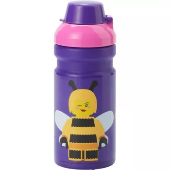 Trinkflasche room copenhagen Biene — 0,39 l, lila/pink, LEGO-Design