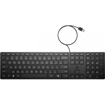 Kabelgebundene Tastatur HP 320K WD L96909-031, UK-Layout