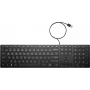Kabelgebundene Tastatur HP 320K WD L96909-031, UK-Layout