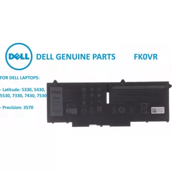 Laptop-Akku Dell DR02P Lithium-Ionen 54 Wh für kompatible Dell Notebooks
