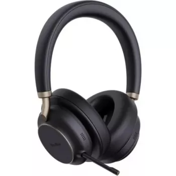 Kabelloses Headset Yealink BH76 Plus Teams — Schwarz, USB-C/USB-A-Kompatibilität, Microsoft Teams-zertifiziert
