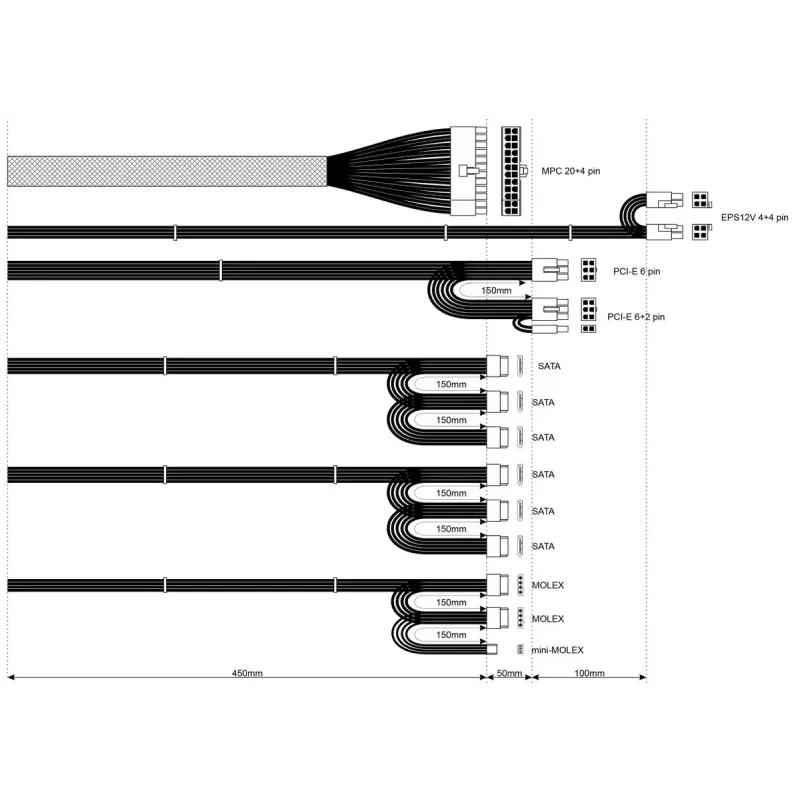 Netzteil Akyga AK-U4-400 400 W