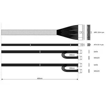 Netzteil Akyga AK-I1-200 200 W