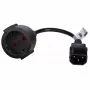 Akyga AK-PC-10A Netzkabel — CEE7/4 auf IEC, 0,15 m, 10 A, 250 V, schwarz