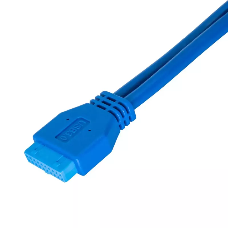 USB-Kabel Akyga AK-CA-62 USB 3.2 Gen 1 65 m 2 x USB 3.0 Blau