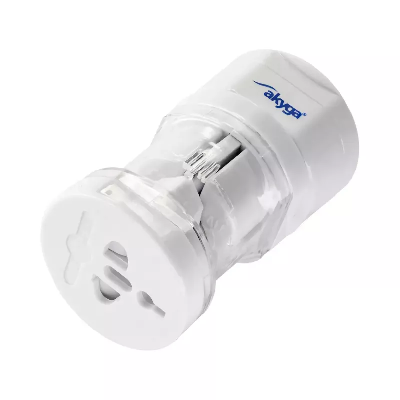 Netzteil Akyga AK-AD-61 – innen 110–240V, kompakt weiß 48×48×86 mm