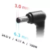 Netzteil/Spannungswandler Akyga AK-ND-73 — Innenbereich 100 W, 100–250 V Eingang, 1,2 m Kabel, schwarz