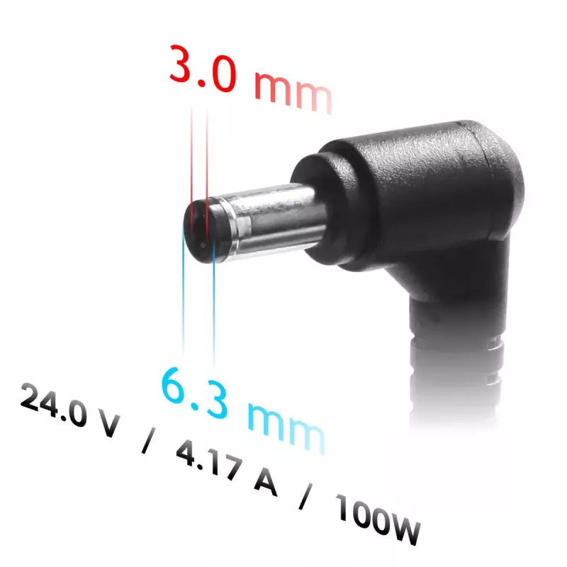 Netzteil/Spannungswandler Akyga AK-ND-73 — Innenbereich 100 W, 100–250 V Eingang, 1,2 m Kabel, schwarz
