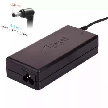 Netzteil/Spannungswandler Akyga AK-ND-73 — Innenbereich 100 W, 100–250 V Eingang, 1,2 m Kabel, schwarz