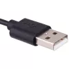 Akyga AK-SW-18 USB-Ladekabel mit Clip für Garmin Forerunner 230 / 235 / 630 / 645 / 735XT, 1 m, schwarz