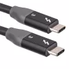 Akyga AK-USB-34 USB-C-auf-USB-C-Thunderbolt-3-Kabel, 40 Gbit/s, 100 W, 1,5 m, schwarz