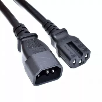 Stromkabel Akyga AK-UP-06 1,8m IEC C14 C15 250V