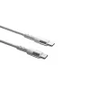 USB-C-zu-USB-C-Kabel Akyga AK-USB-41, USB 2.0, 1,8 m, weiß