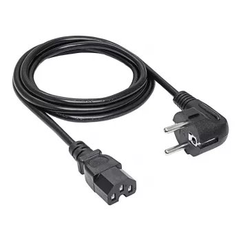 Netzkabel Akyga AK-UP-08 CEE 7/7 auf IEC C15, 1,8 m Länge