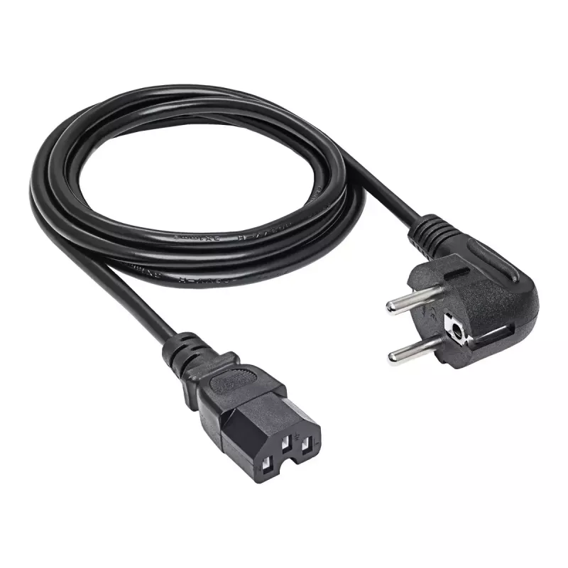 Netzkabel Akyga AK-UP-08 CEE 7/7 auf IEC C15, 1,8 m Länge