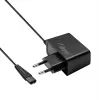 Netzteil/Wechselrichter Akyga AK-PD-23 für Rasierer, innen 100–240 V, 4,8 W, schwarz, 1,8 m Kabel