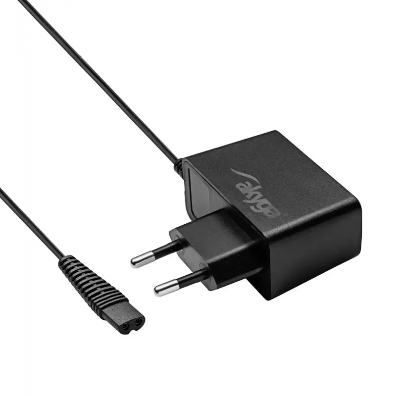 Netzteil/Wechselrichter Akyga AK-PD-23 für Rasierer, innen 100–240 V, 4,8 W, schwarz, 1,8 m Kabel