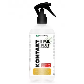 Reinigungsalkohol AG TermoPasty KONTAKT IPA (Isopropyl), hohe Reinheit, Entfetter, 500 ml Kunststoffflasche