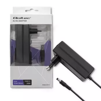 Netzteil Qoltec 50779 Indoor 20 W Schwarz