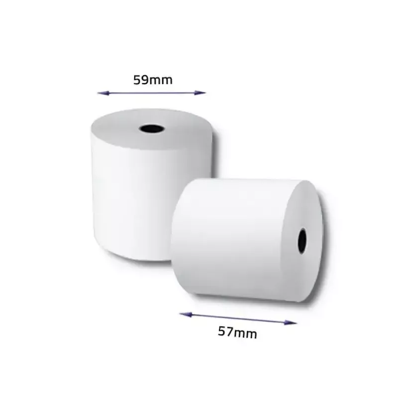 Thermorolle QOLTEC 57 x 40 mm 55 g/m² BPA-frei — QOLTEC 51897