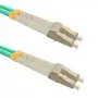 Glasfaserkabel QOLTEC InfiniBand 54346 — OM4, LC–LC, 5 m, grün
