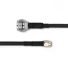 Koaxialkabel Qoltec 57028 N-Typ RP-SMA LMR400 5 m Schwarz