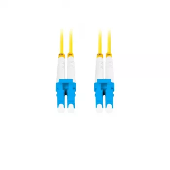 Glasfaser-Patchkabel LANBERG FO-LULU-SD11-0050-YE 5 m, G.657.A1, LC–LC, gelb