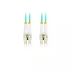 Glasfaserkabel LANBERG FO-LULU-MD31-0050-TQ, OM3, LC–LC, 5 m, Aqua