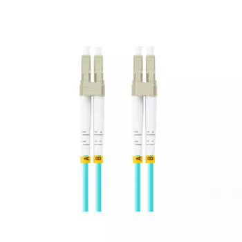 Glasfaserkabel LANBERG FO-LULU-MD31-0050-TQ, OM3, LC–LC, 5 m, Aqua