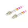 Glasfaserkabel LANBERG FO-LULU-MD41-0010-VT, 1 m, OM4, LC–LC, Violett