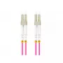 Glasfaserkabel LANBERG FO-LULU-MD41-0020-VT 2 m OM4 LC–LC Violett