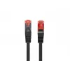 Netzwerkkabel Lanberg PCF6-10CU-0025-BK RJ-45 Cat6 0,25 m Schwarz