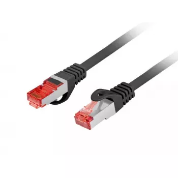 Netzwerkkabel Lanberg PCF6-10CU-0025-BK RJ-45 Cat6 0,25 m Schwarz