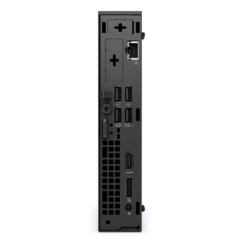 Mini PC Dell Pro QCM1255 — AMD Ryzen 7 PRO 8700GE, 16 GB DDR5, 512 GB SSD, Windows 11 Pro, Micro-PC, Schwarz