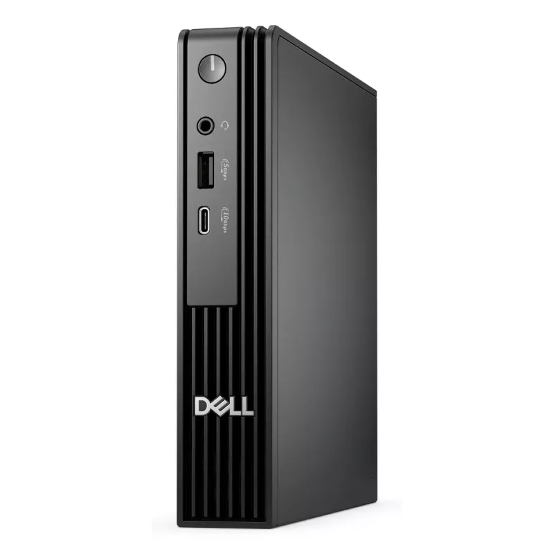 Mini PC Dell Pro QCM1255 — AMD Ryzen 7 PRO 8700GE, 16 GB DDR5, 512 GB SSD, Windows 11 Pro, Micro-PC, Schwarz
