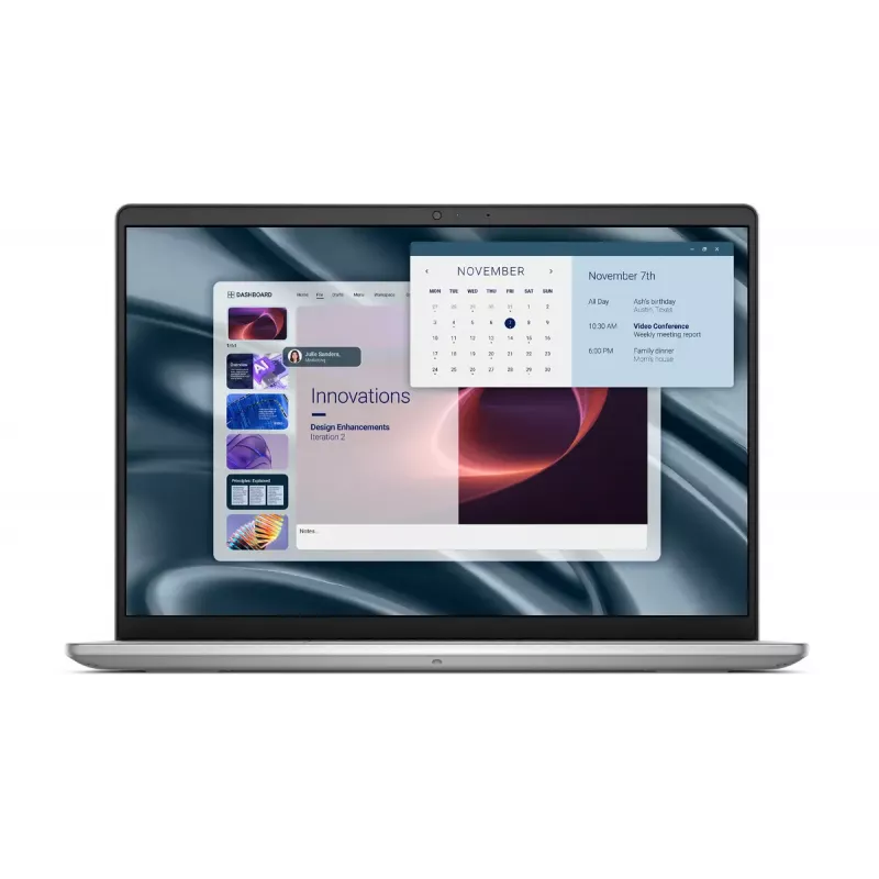 Laptop Dell Pro 14 Essential PV14250 — 14 Zoll (1920×1200) Full HD+, Intel Core 5 220U, 16 GB DDR5, 512 GB SSD, Windows 11 Pro, Silber