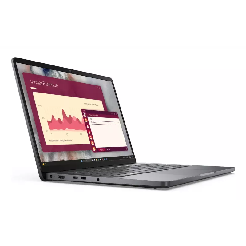 Laptop Dell Pro 14 PC14250 — Intel Core 7 150U, 14 Zoll (1920x1200) Full HD+, 16 GB DDR5, 512 GB SSD, Windows 11 Pro, Schwarz