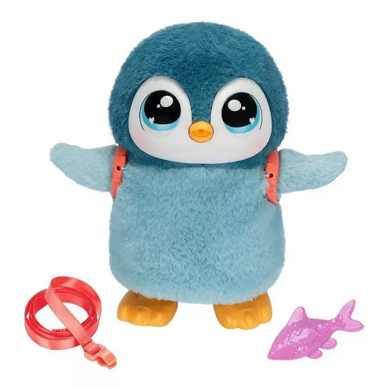 Interaktives Spielzeug Cobi Little Live Pets Laufender Pinguin Kiwaczek MO-26535, batteriebetriebenes Laufhaustier