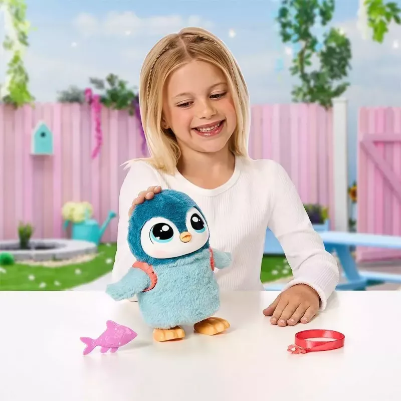 Interaktives Spielzeug Cobi Little Live Pets Laufender Pinguin Kiwaczek MO-26535, batteriebetriebenes Laufhaustier