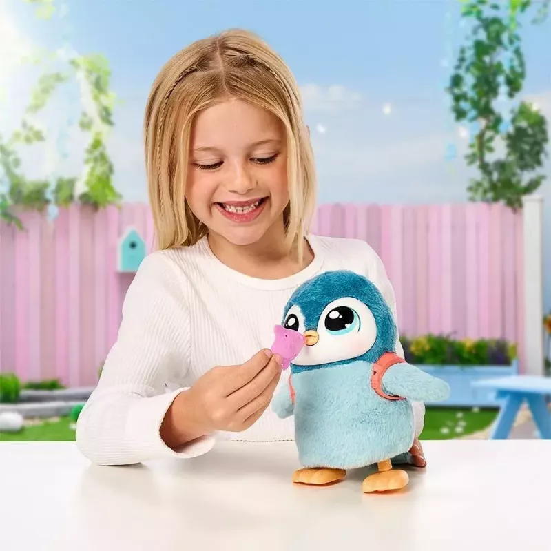 Interaktives Spielzeug Cobi Little Live Pets Laufender Pinguin Kiwaczek MO-26535, batteriebetriebenes Laufhaustier