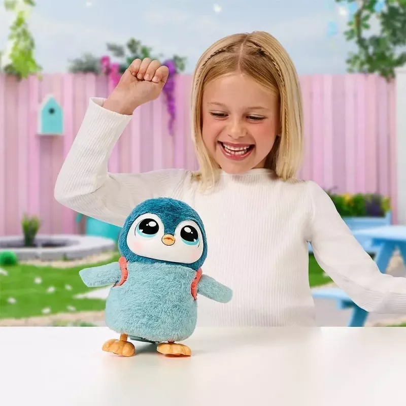 Interaktives Spielzeug Cobi Little Live Pets Laufender Pinguin Kiwaczek MO-26535, batteriebetriebenes Laufhaustier