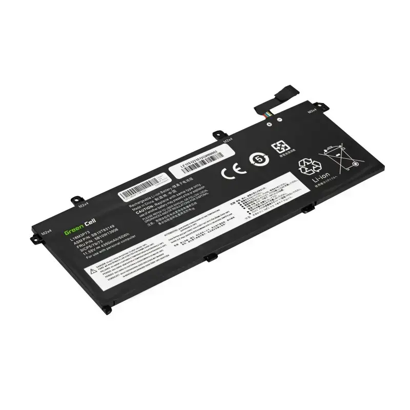 Batterie Green Cell LE175 Lenovo ThinkPad T490 T495 P43s P14s T14 Gen 1 2