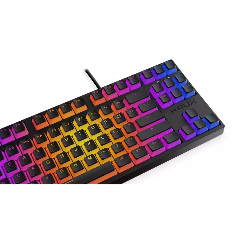 KRUX Atax PRO RGB Tastatur Gaming USB QWERTY Englisch Schwarz Tenkeyless Mechanisch