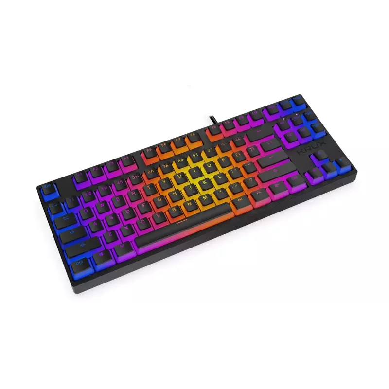 KRUX Atax PRO RGB Tastatur Gaming USB QWERTY Englisch Schwarz Tenkeyless Mechanisch