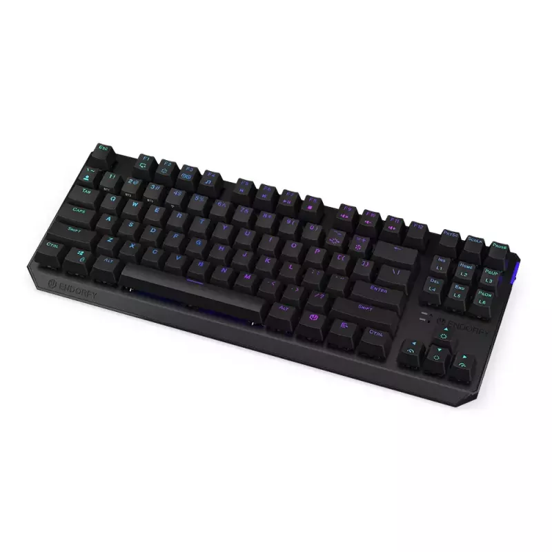 Tastatur ENDORFY Thock TKL Wireless Red Mechanisch RGB LED 87 Tasten