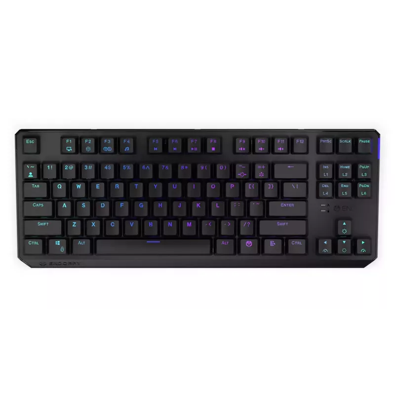 Tastatur ENDORFY Thock TKL Wireless Red Mechanisch RGB LED 87 Tasten