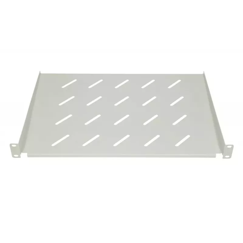 Rack shelf Extralink 19‑inch for hanging cabinets 1 HE, metal, Grau, 48.3 cm, 1.8 kg