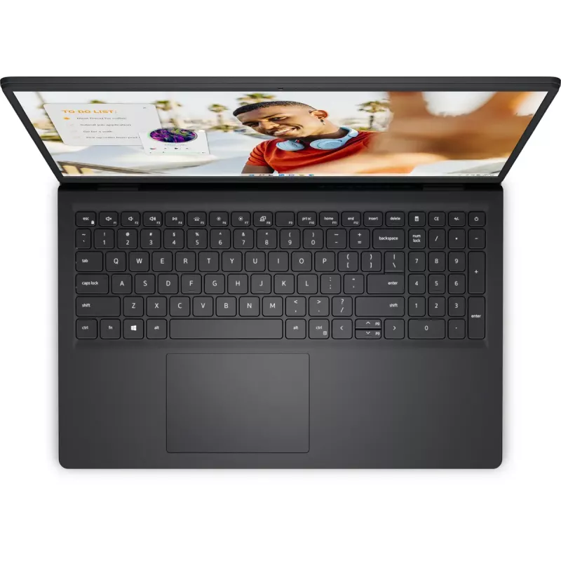 Laptop Dell Inspiron 3535 — AMD Ryzen 7 7730U, 15,6 Zoll FHD Touch, 16 GB RAM, 512 GB SSD, Windows 11 Home, Schwarz